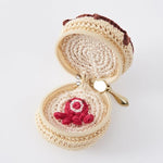 Small Pouch Crocheted with Embroidery Thread - Takoyaki - nomura tailor