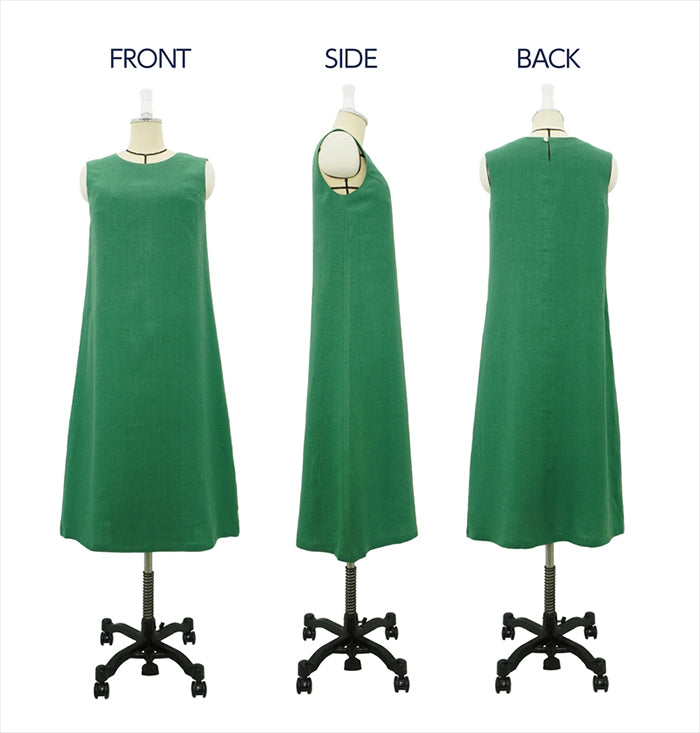 Sewing Pattern - A-line Sleeveless Dress - nomura tailor