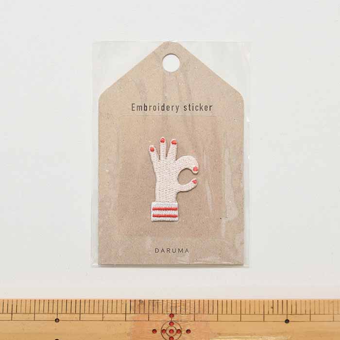 Embroidery Sticker - OK! - nomura tailor