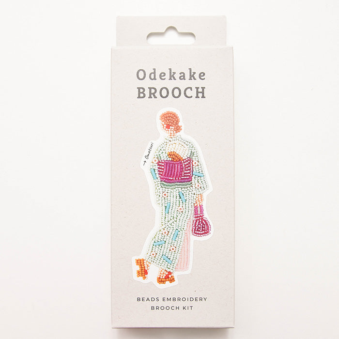 Beads Embroidery Kit - Outing Brooch ≪Festival≫ - nomura tailor