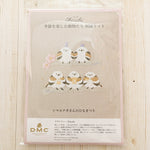 DMC Embroidery Kit chicchi - Long-tailed Tit’s Doll Festival - nomura tailor