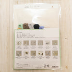 DMC Embroidery Kit chicchi - Hedgehog and Carp Streamer - nomura tailor