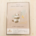 DMC Embroidery Kit chicchi - Panda Making a Wish on Tanabata - nomura tailor