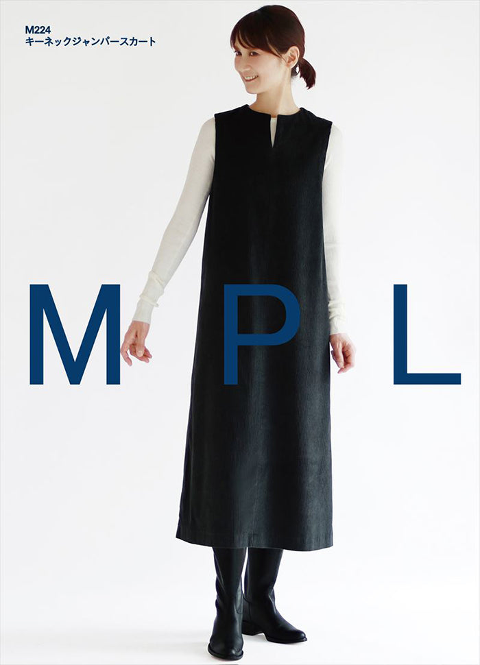 Pattern/ Sewing Pattern (Key-neck Jumper Skirt) - nomura tailor