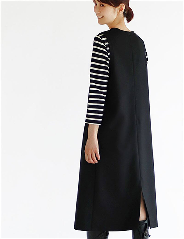 Pattern/ Sewing Pattern (Key-neck Jumper Skirt) - nomura tailor