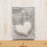 Sticker Patch - Pearl Alphabet -Heart - nomura tailor