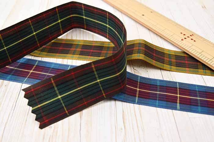 Konishi Ribbon check 24mm - nomura tailor
