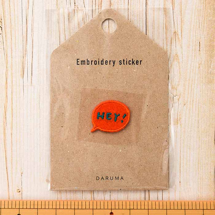 2way adhesive emblem embroidery sticker 9 - nomura tailor