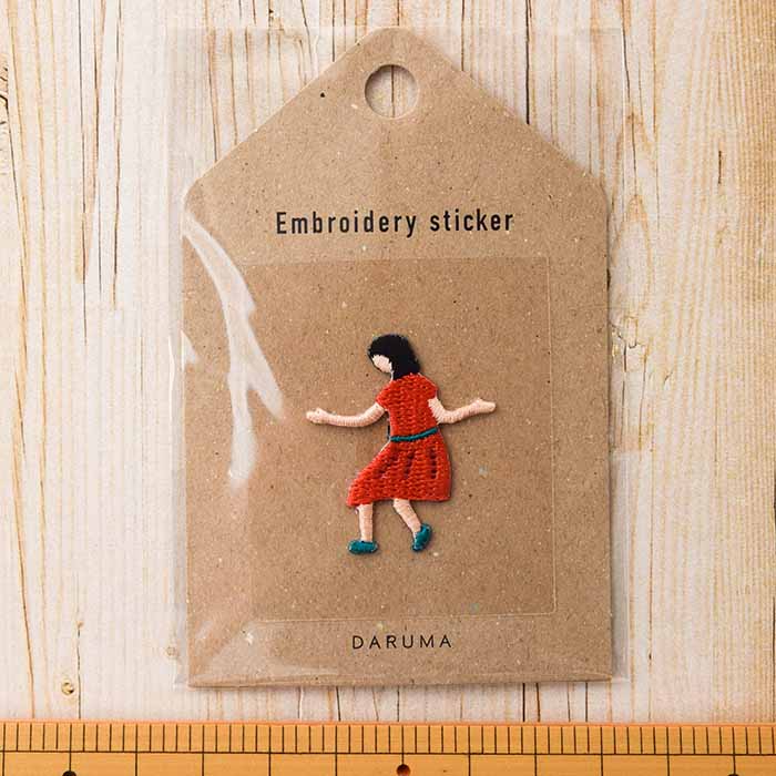 2way adhesive emblem embroidery sticker 2 - nomura tailor