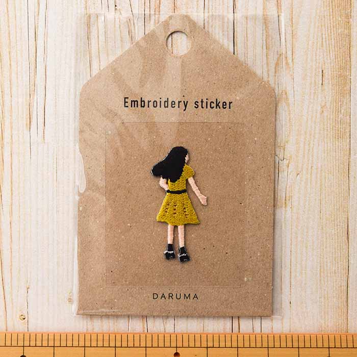 2way adhesive emblem embroidery sticker 4 - nomura tailor