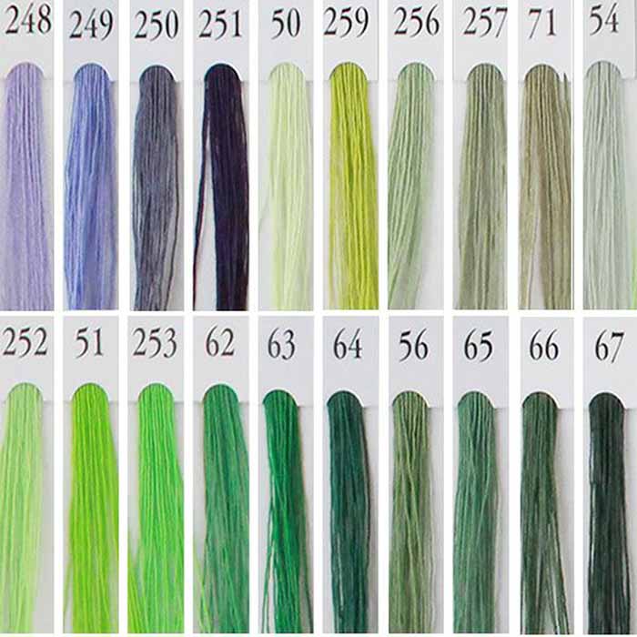 Shappespan Missin thread 90th place 300m winding thin ground ≪Lime green ≫ - nomura tailor