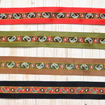 Mokuba Paisley Jacquard Ribbon 25mm - nomura tailor