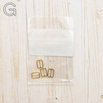 8-Shaped Rings (8mm) - 4pcs - nomura tailor