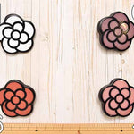 Box button Retro Flower about 50mm - nomura tailor