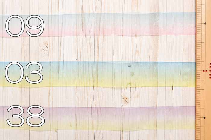 Aoyama Ribbon Organdy Ribbon Ladition 25mm width - nomura tailor