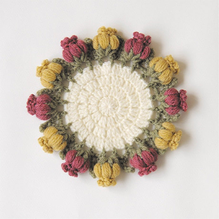 Knitting Kit - Flower Bouquet Coasters - nomura tailor