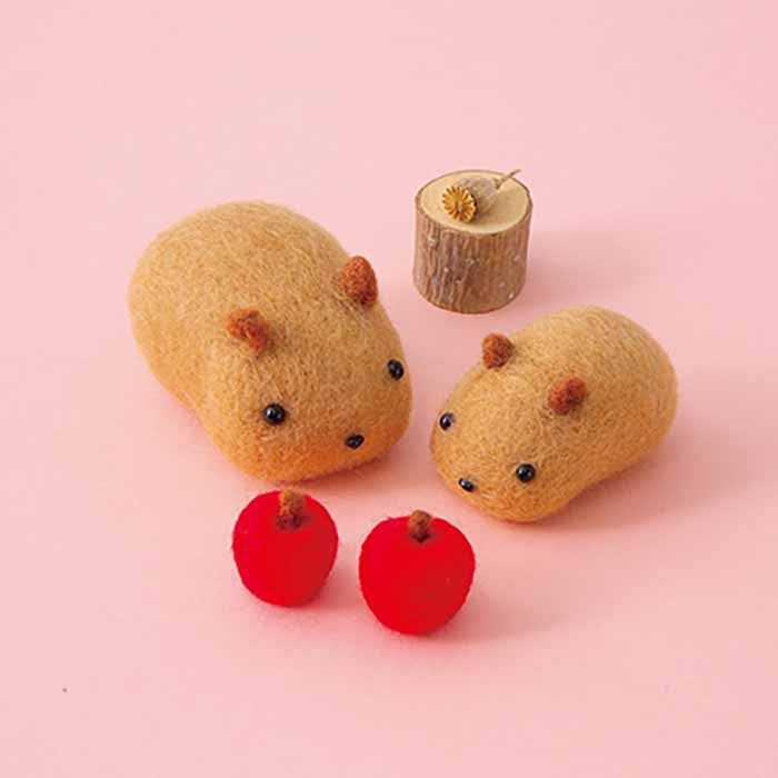Easy Cute Needle Felt - Fluffy Village - nomura tailor