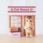 Cute Animal Shop Made with Aclaine and Papercraft - Cat Donut Shop - nomura tailor