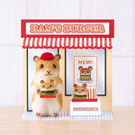 Cute Animal Shop Made with Aclaine and Papercraft - Hamster Hamburger Shop - nomura tailor