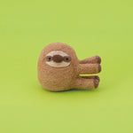 Relaxed Felt Wool Animals - Laid-Back Sloth - nomura tailor