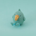 Relaxed Felt Wool Animals - Sitting Shoebill - nomura tailor