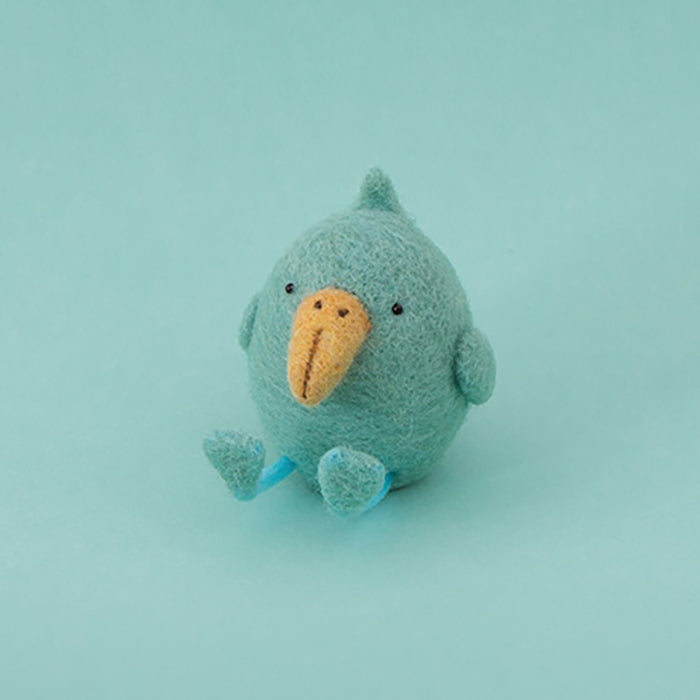 Relaxed Felt Wool Animals - Sitting Shoebill - nomura tailor