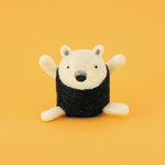 Relaxed Felt Wool Animals - Defensive Anteater - nomura tailor