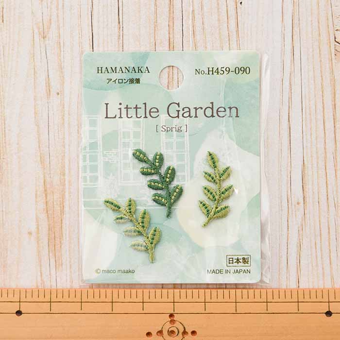 Iron adhesive emblem Little Garden Sprig - nomura tailor