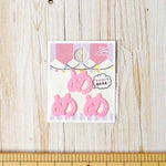Iron adhesive emblem pink mini pink - nomura tailor
