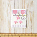 Iron adhesive emblem pink mini pink - nomura tailor