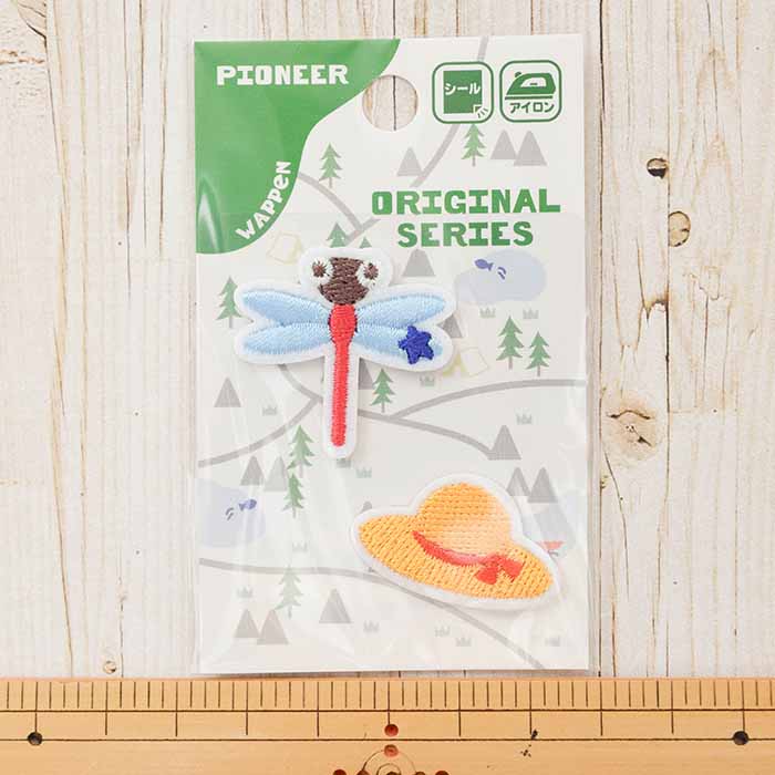 2way adhesive badge Dragonfly - nomura tailor