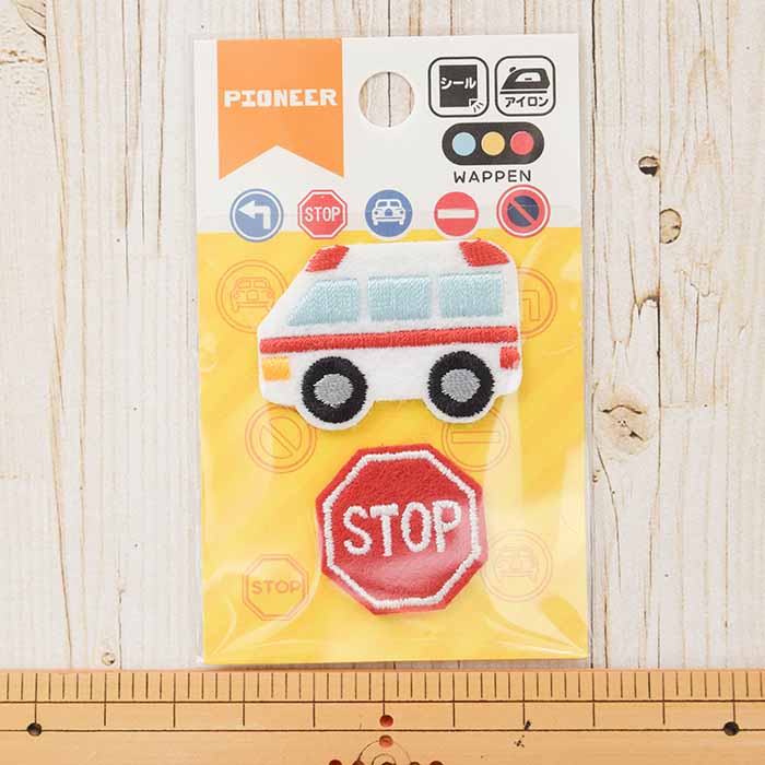 2way adhesive badge - ambulance - nomura tailor