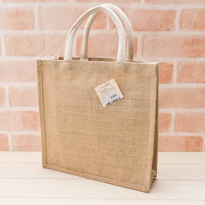 Jute Square Tote M size - nomura tailor