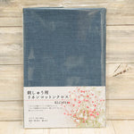 Linen Cotton Cloth for Embroidery - Indigo Blue - nomura tailor