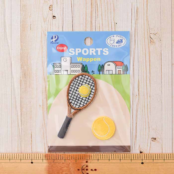 2way adhesive emblem tennis - nomura tailor