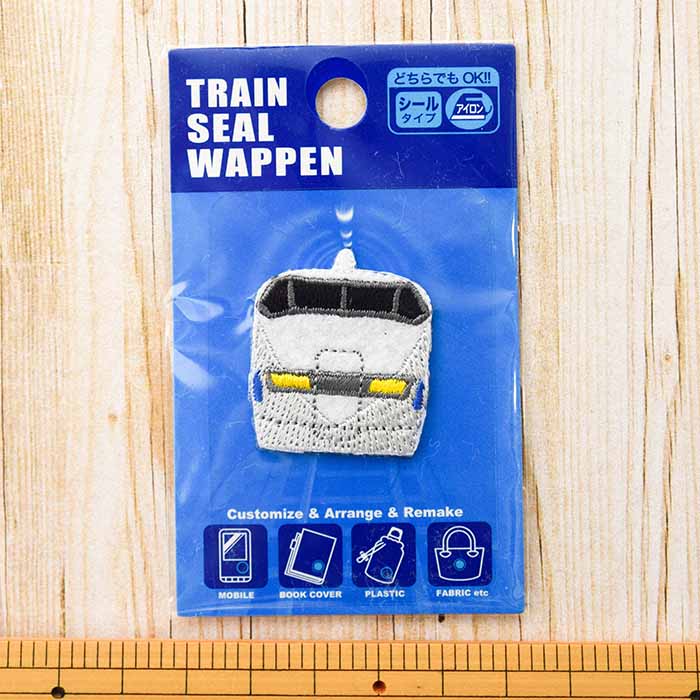 2way adhesive emblem 168TRAIN SEAL WAPPEN 300 Shinkansen - nomura tailor