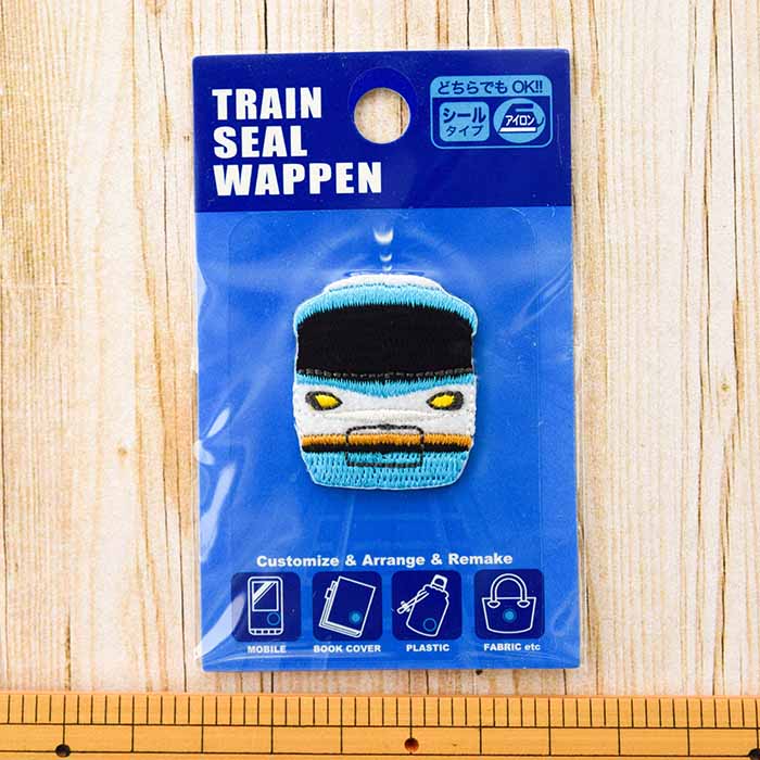 2way adhesive emblem 168TRAIN SEAL WAPPEN Diameter Ocean Arrow - nomura tailor