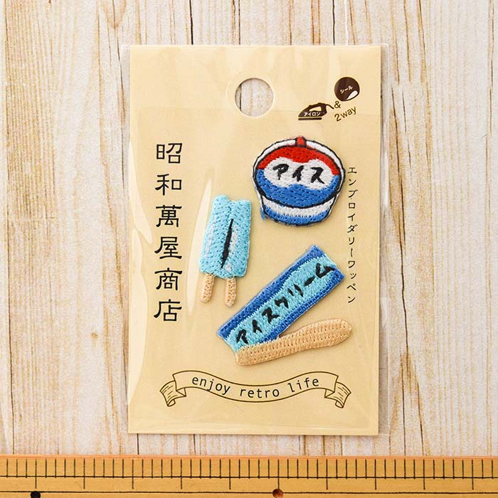 2way adhesive emblem Showa Manya Shoten 2 - nomura tailor