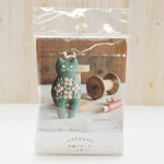 nekogao Embroidery brooch - Small flowers - nomura tailor