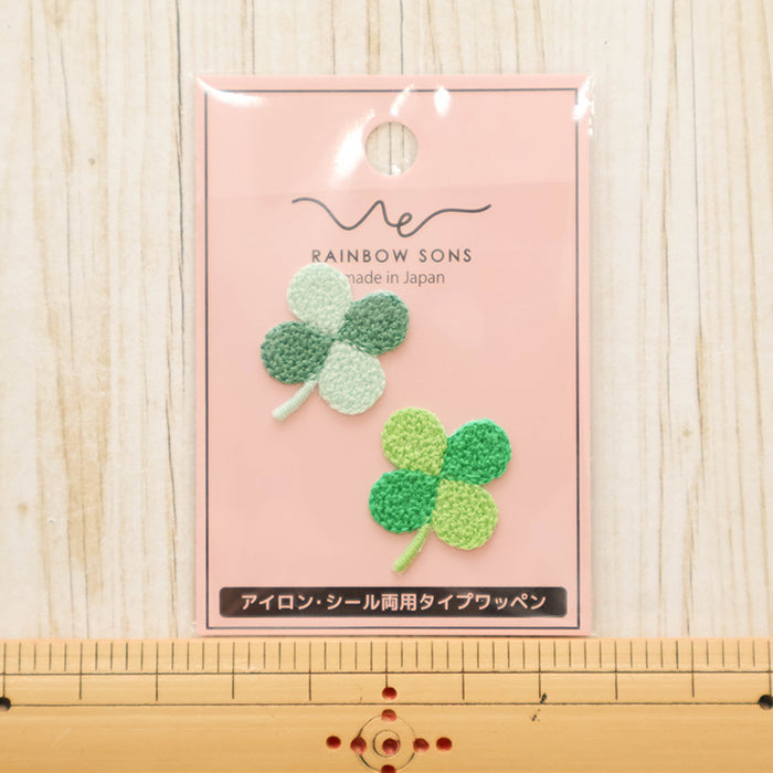 RAINBOW SONS Four-Leaf Clover 2-Way Patch - nomura tailor