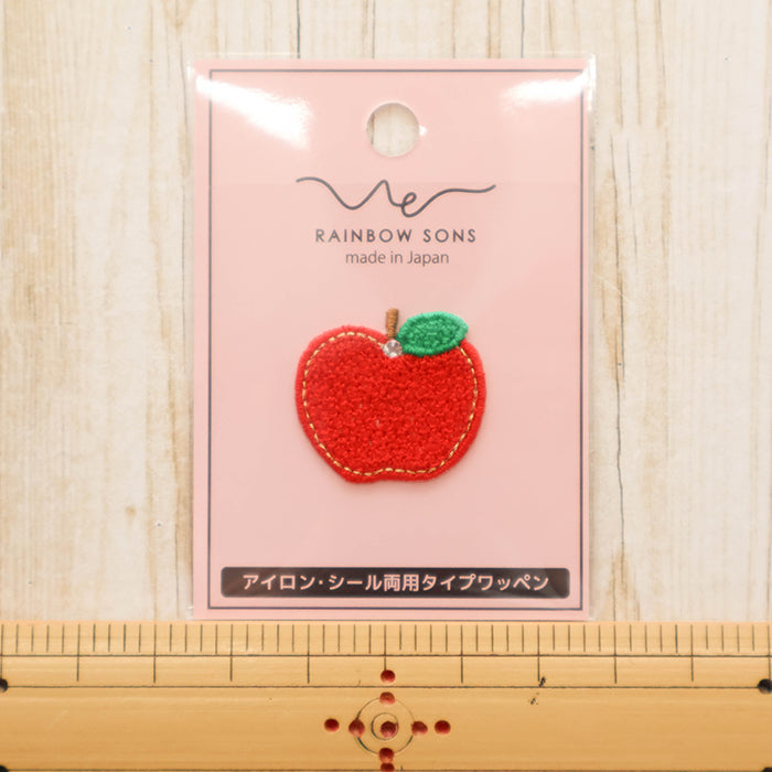 RAINBOW SONS - Apple Red 2-Way Patch - nomura tailor