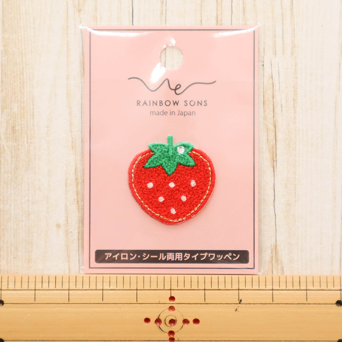 RAINBOW SONS - Strawberry Red 2-Way Patch - nomura tailor