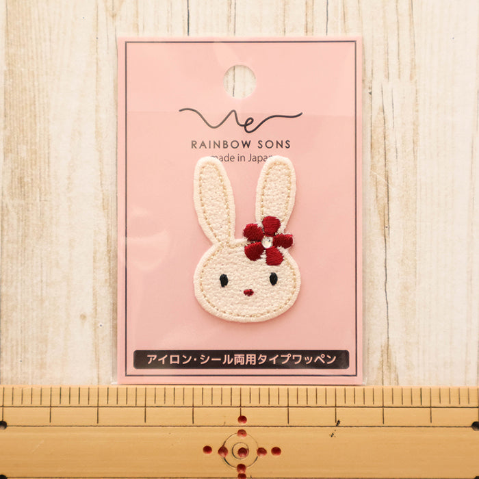 RAINBOW SONS - Rabbit Face White 2-Way Patch - nomura tailor