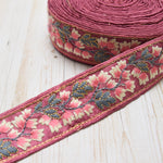 Indian made - Embroidered ribbon approx.35mm wide - nomura tailor