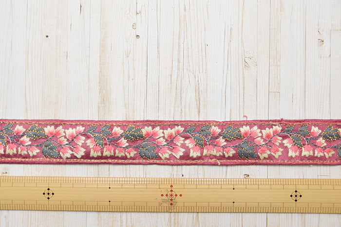 Indian made - Embroidered ribbon approx.35mm wide - nomura tailor