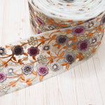 Indian Embroidered Ribbon - Approx. 70mm Width - nomura tailor