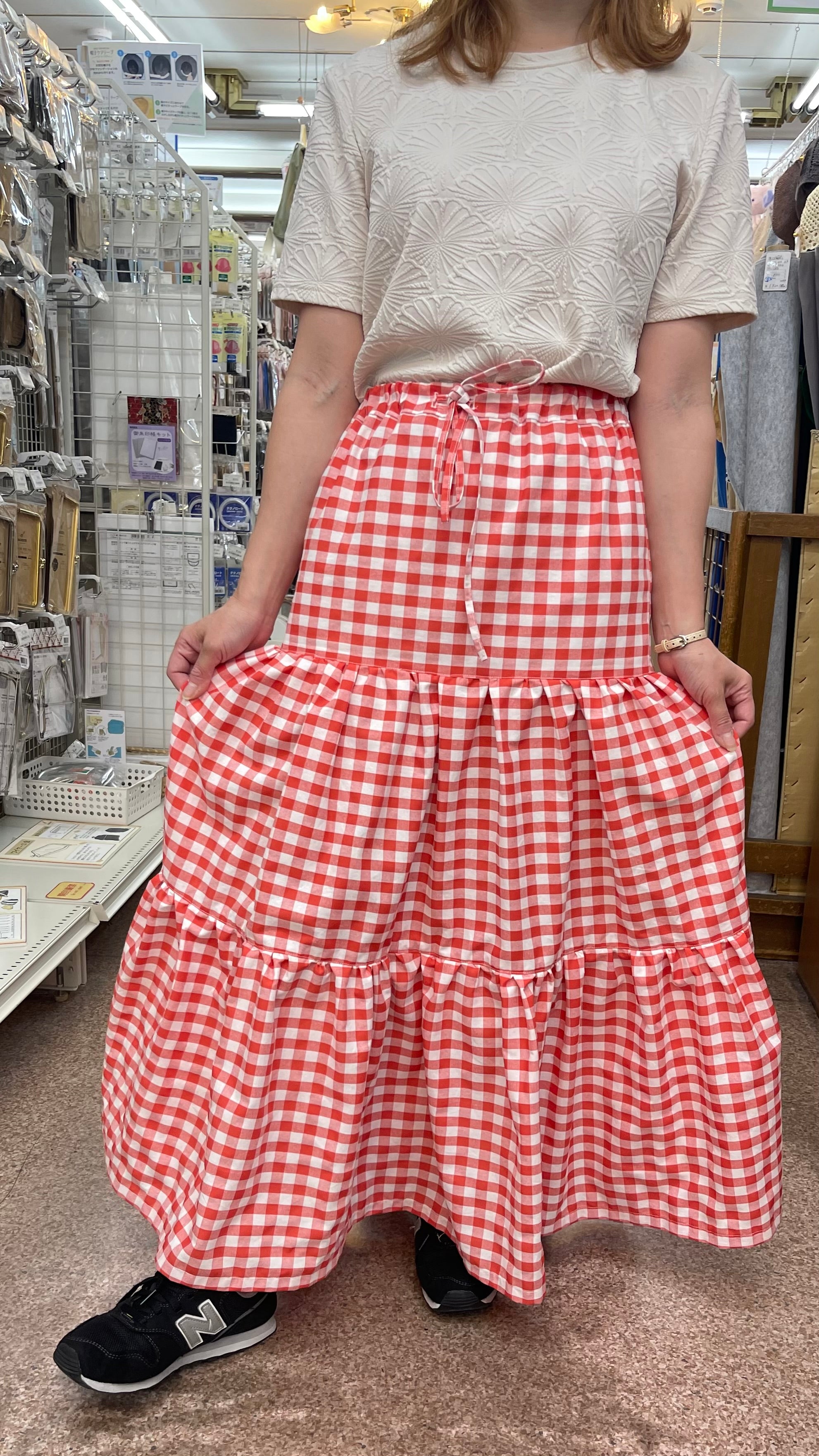Sewing Pattern - 3-tiered Tiered Skirt - nomura tailor