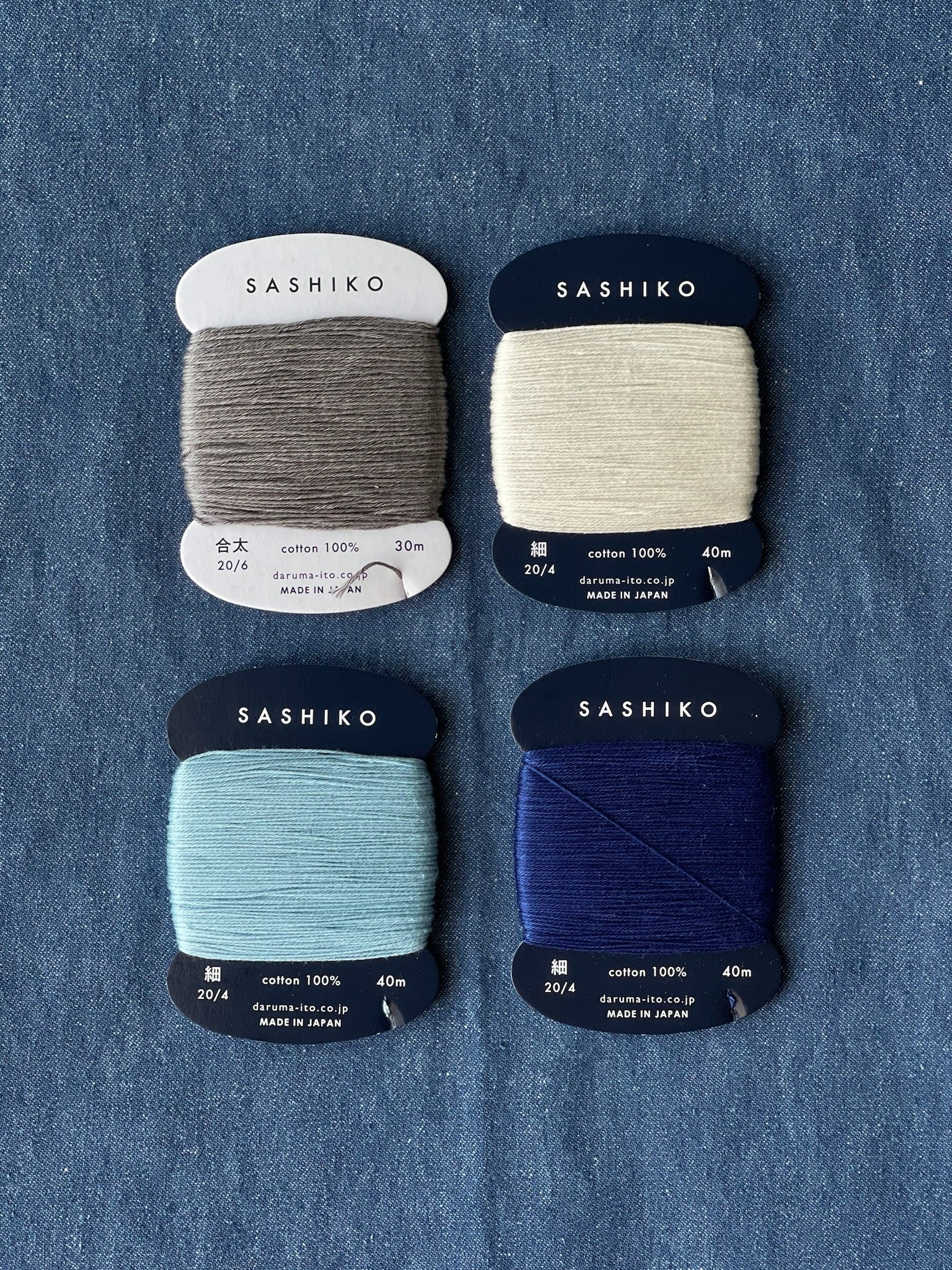 Sashiko Thread Carded – 30m - nomura tailor