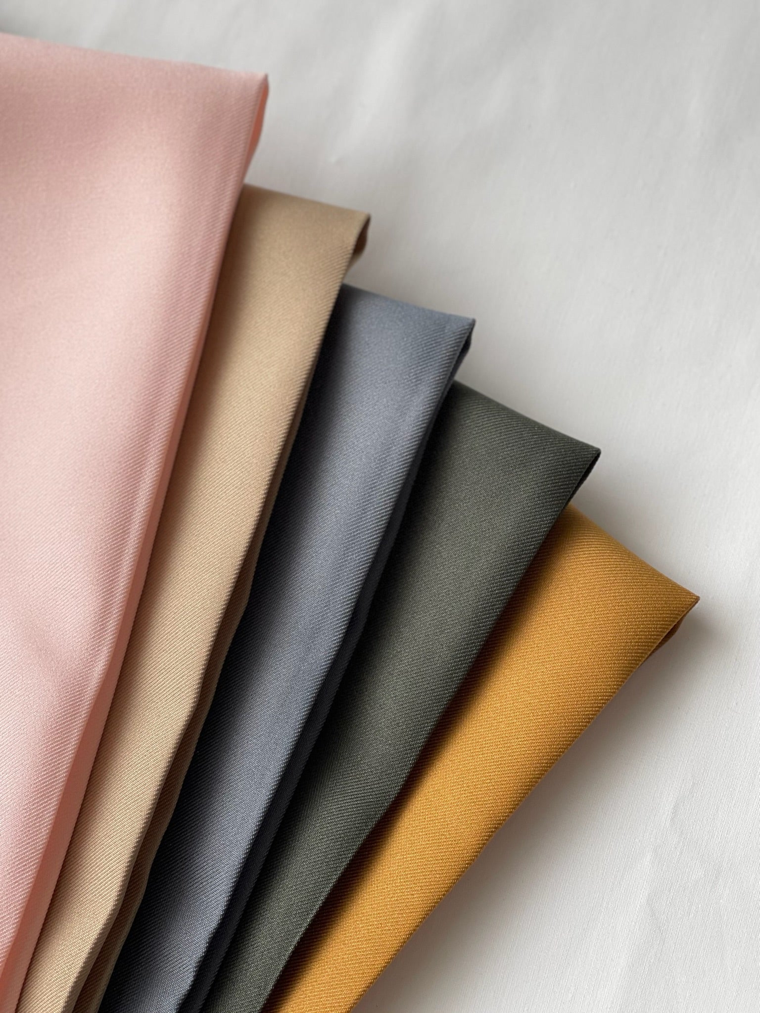 Polyester Twill Fabric - Solid Color - nomura tailor