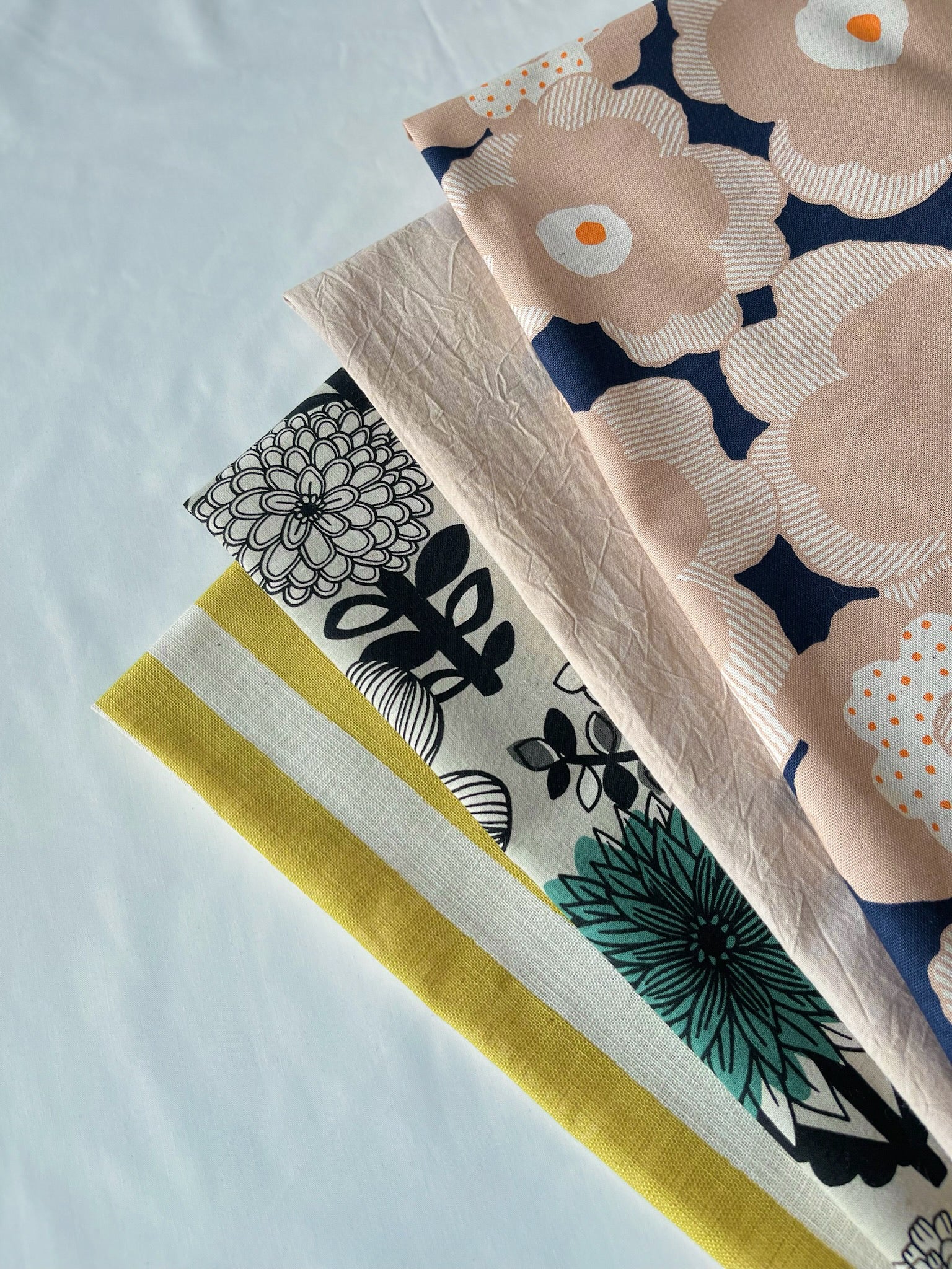 C/L Canvas Printed Fabric - Poppy - nomura tailor